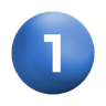 Number 1 icon